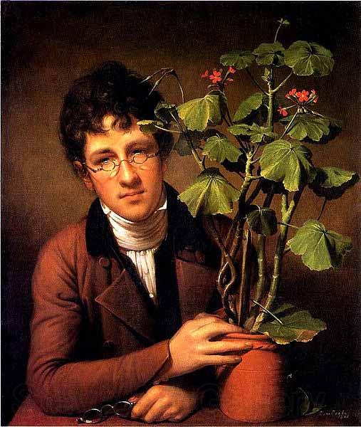Rembrandt Peale Rubens Peale with a Geranium